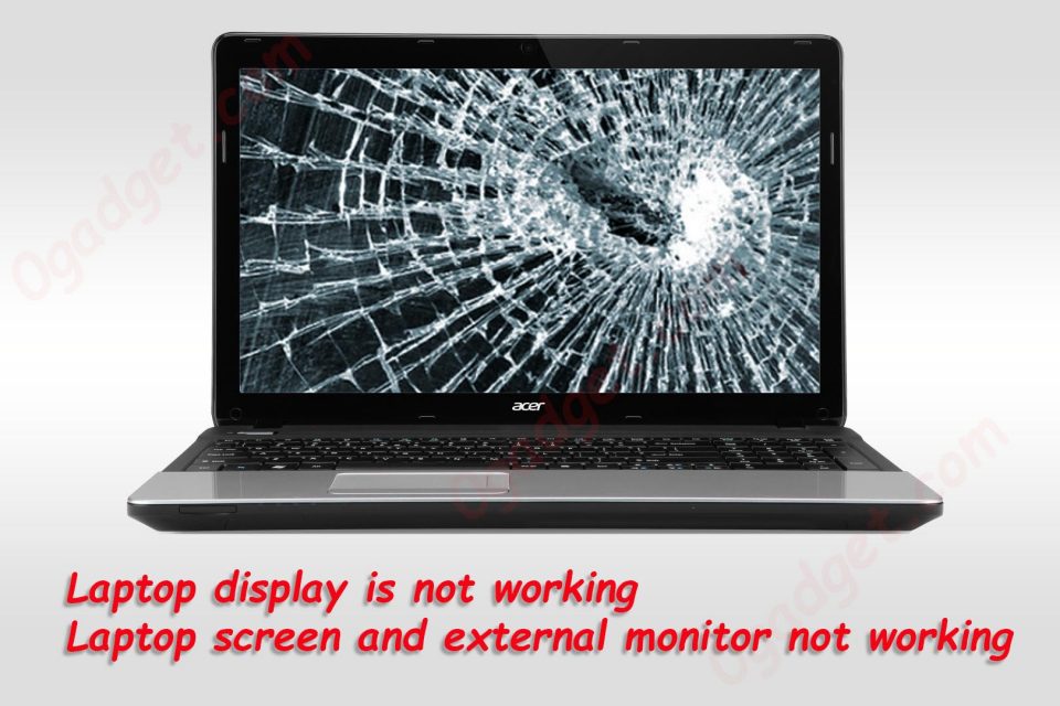 Laptop display is not working